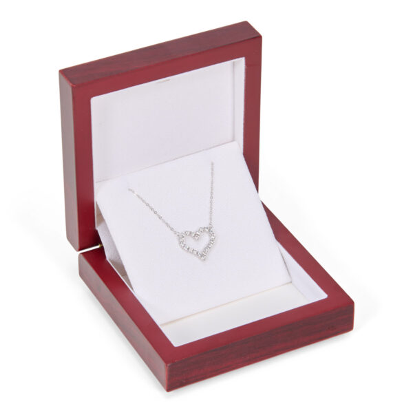 Swarovski Love Hart Ketting Zilver - Afbeelding 2