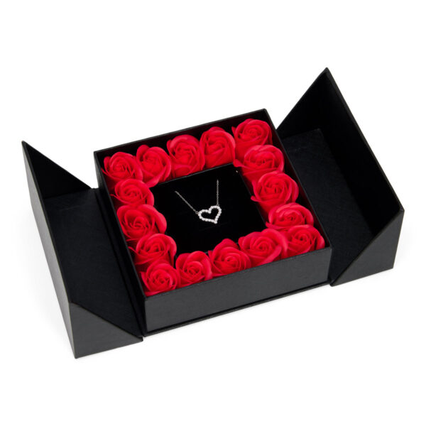 Swarovski Love Hart Ketting Zilver - Afbeelding 5