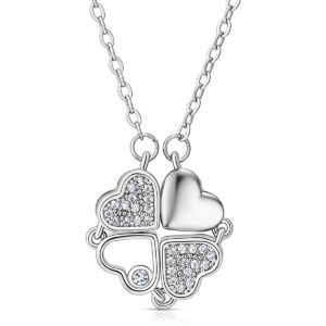 Klavertje Vier “Hartjes” Ketting