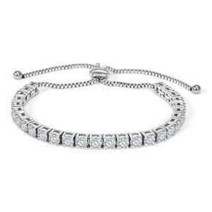 Matrix Tennis Armband met helder fonkelende kristallen